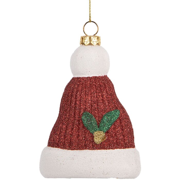 Clayre & Eef 66089 Decoratie Hangdecoratie Kerstmuts 7x4x10 cm
