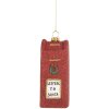 Clayre & Eef 66091 Decoratieve Hangende Brievenbus 5x4x11 cm Rot en Wit