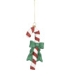 Clayre & Eef 66093 Decoratie Hangdecoratie Peperstok 8x3x17 cm Rood Wit