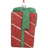 Clayre & Eef 66095 Decoratie Hangdecoratie Geschenkdoos 8x8x11 cm Rot en Groen