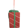 Clayre & Eef 66095 Decoratie Hangdecoratie Geschenkdoos 8x8x11 cm Rot en Groen