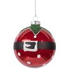 Clayre & Eef 6GL5138 Kerstbal Ø 8 cm Rood