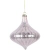 Clayre & Eef 6GL5145 Kerstbal Roze 10x10 cm