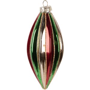 Clayre & Eef 6GL5175 Kerstbal Ø 6x13 cm...