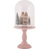 Clayre & Eef 6GL5189 Glasklok met Decoratie LED Ø 17x36 cm