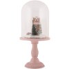 Clayre & Eef 6GL5189 Glasklok met Decoratie LED Ø 17x36 cm