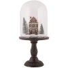 Clayre & Eef 6GL5190 Glasklok met Decoratie LED Ø 17x36 cm
