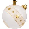 Clayre & Eef 6MG0105 Kerstboomstandaard 40x38x38 cm Wit Goudkleurig
