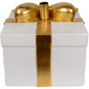 Clayre & Eef 6MG0106 Kerstboomstandaard 36x35x33 cm Wit Goudkleurig