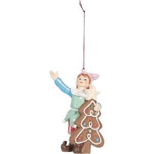 Clayre & Eef 6PR5298 Decoratie Hanger Elf 8x4x11 cm...