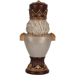 Clayre & Eef 6PR5365 Decoratie Notenknacker 16x10x30 cm Bruin en Grijs