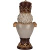 Clayre & Eef 6PR5365 Decoratie Notenknacker 16x10x30 cm Bruin en Grijs