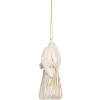 Clayre & Eef 6PR5649 Decoratieve Kersthanger Groep 5x4x11 cm Beige
