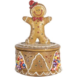 Clayre & Eef 6PR5650 Doos met Peperkoekmannetjes...