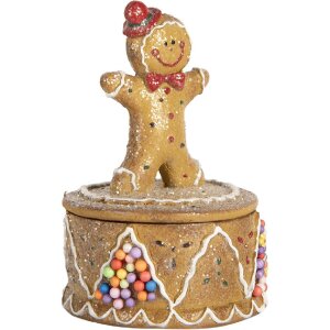 Clayre & Eef 6PR5650 Doos met Peperkoekmannetjes...