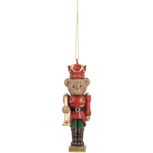 Clayre & Eef 6PR5663 Decoratieve Beerhanger 4x4x11 cm...