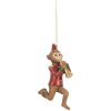 Clayre & Eef 6PR5666 Decoratiehanger Aap 7x3x11 cm Bruin Rood