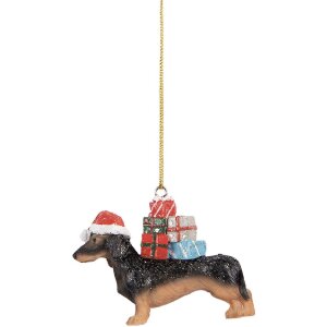 Clayre & Eef 6PR5667 Decoratiehanger Hond 7x2x6 cm...