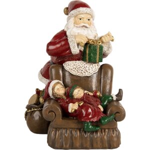 Clayre & Eef 6PR5668 Kerstman met Kinderen 17x13x18...