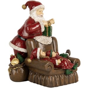 Clayre & Eef 6PR5668 Kerstman met Kinderen 17x13x18...