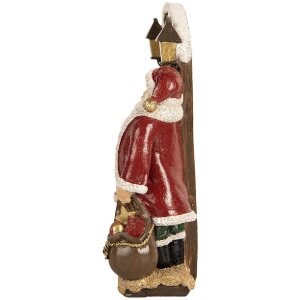 Clayre & Eef 6PR5670 Kerstman Decoratie 18x7x20 cm Rot Bruin