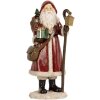 Clayre & Eef 6PR5672 Kerstman 12x11x26 cm Rood & Wit