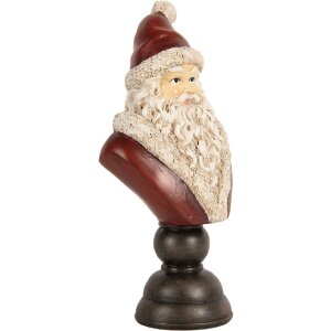 Clayre & Eef 6PR5673 Decoratie Borst Kerstman 11x8x22...