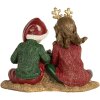 Clayre & Eef 6PR5676 Decoratie Kinder Rood en Groen 14x9x11 cm