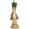 Clayre & Eef 6PR5677 Decoratie Kind bij de brievenbus 8x4x12 cm Rood & Groen