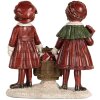 Clayre & Eef 6PR5678 Kerstdecoratie Kind Rood 11x6x12 cm