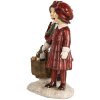 Clayre & Eef 6PR5678 Kerstdecoratie Kind Rood 11x6x12 cm