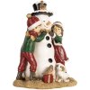 Clayre & Eef 6PR5679 Decoratie Kinderen met Sneeuwman 13x10x16 cm Rood Wit