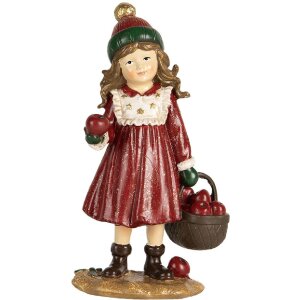 Clayre & Eef 6PR5680 Decoratie Kind 7x5x13 cm Rood en...