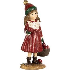 Clayre & Eef 6PR5680 Decoratie Kind 7x5x13 cm Rood en...