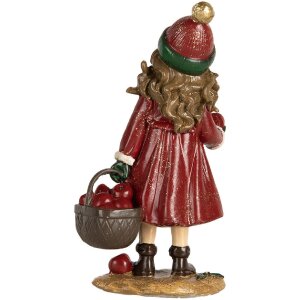 Clayre & Eef 6PR5680 Decoratie Kind 7x5x13 cm Rood en Groen