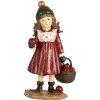 Clayre & Eef 6PR5680 Decoratie Kind 7x5x13 cm Rood en Groen