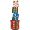 Clayre & Eef 5PR0191 Decoratie gestapelde cadeaus 23x22x71 cm