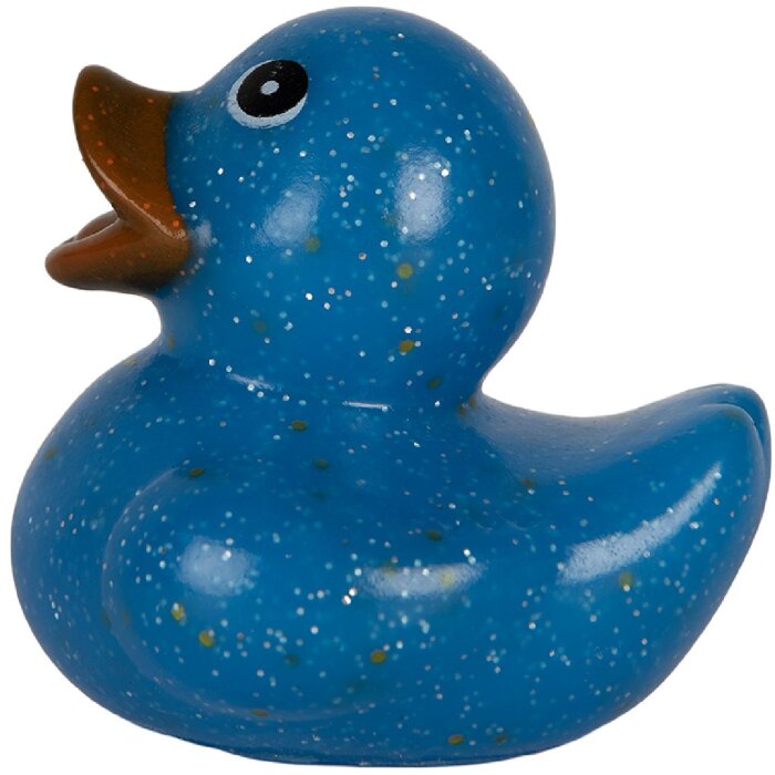 Clayre & Eef 66342BL Decoratieve Badeend 6x6x6 cm