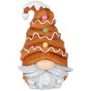 Clayre & Eef 6PR5310 Decoratie Kabouter 9x8x13 cm Bruin en Blauw