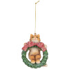 Clayre & Eef 6PR5313 Decoratieve Hangende Kat 6x5x9 cm Bruin & Groen