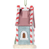 Clayre & Eef 6PR5326 Decoratie Hangornament Huis 6x4x8 cm Blauw Wit