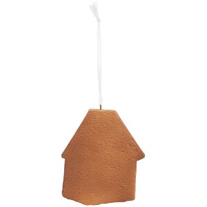 Clayre & Eef 6PR5332 Decoratie Hangdecoratie Huis 9x1x10 cm Wit