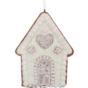 Clayre & Eef 6PR5336 Hangdecoratie Huis 8x1x10 cm...