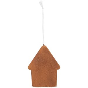 Clayre & Eef 6PR5336 Hangdecoratie Huis 8x1x10 cm Groen Wit