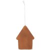 Clayre & Eef 6PR5336 Hangdecoratie Huis 8x1x10 cm Groen Wit