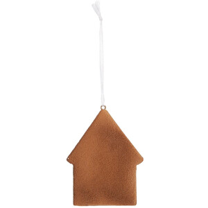 Clayre & Eef 6PR5337 Decoratie Hanger Huis 8x1x10 cm Blauw Wit