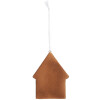 Clayre & Eef 6PR5337 Decoratie Hanger Huis 8x1x10 cm Blauw Wit