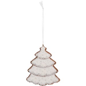 Clayre & Eef 6PR5345 Decoratiehanger Kerstboom 9x1x10...