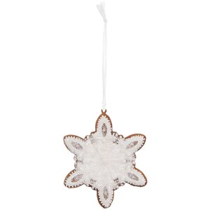 Clayre & Eef 6PR5355 Decoratiehanger Sneeuwvlok...