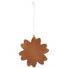 Clayre & Eef 6PR5356 Decoratiehanger Sneeuwvlok 9x1x10 cm Wit
